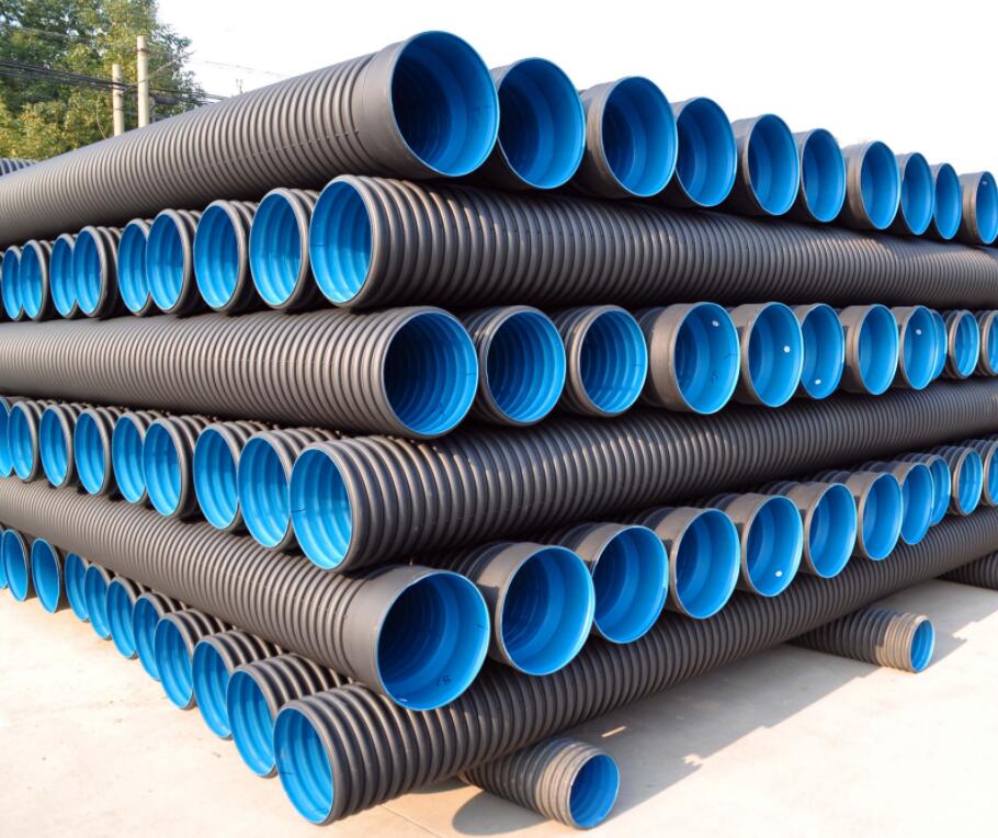 高密度聚乙烯（HDPE)雙壁波紋管具有優(yōu)異的化學(xué)穩(wěn)定性、耐老化及耐環(huán)境應(yīng)力開裂的性能